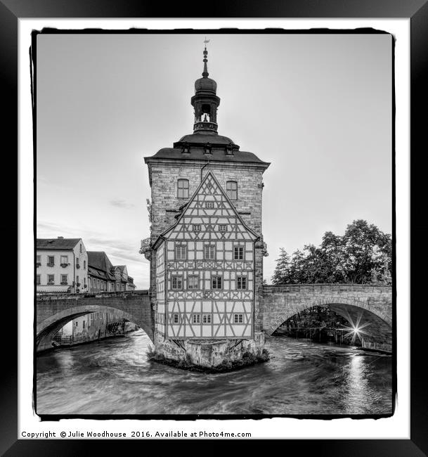 Bamberg Framed Print by Julie Woodhouse
