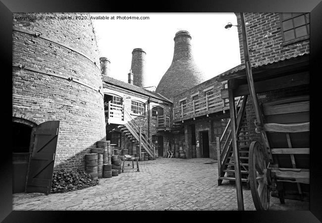 Gladstone Pottery Museum, Stoke-on-Trent  Framed Print by John Keates