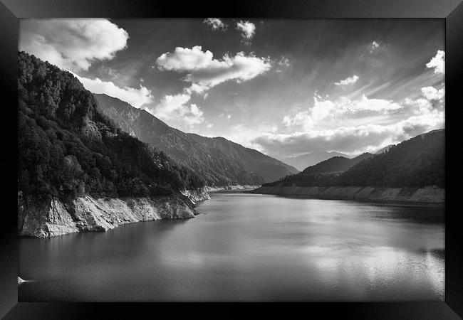 Kurobe lake Framed Print by Chris Gilloch