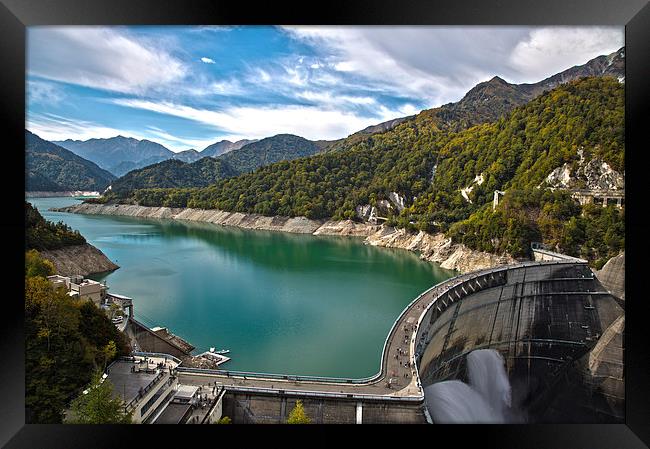 Kurobe Dam Framed Print by Chris Gilloch