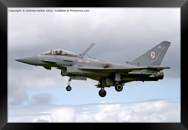 RAF Eurofighter Typhoon FGR.4 Framed Print by Andrew Harker