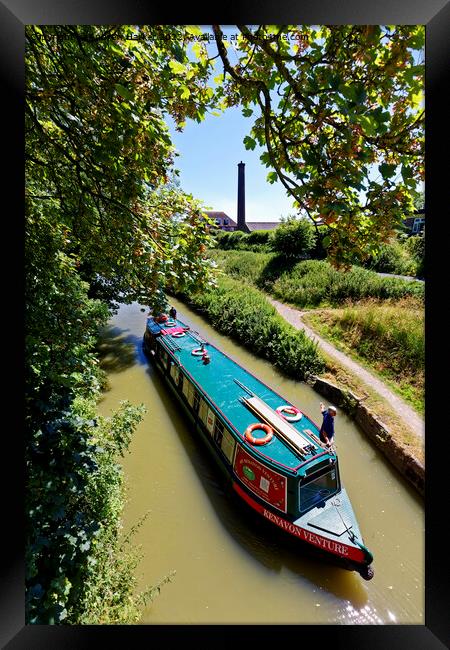 The Kennet & Avon Canal, Devizes, Wiltshire, UK Framed Print by Andrew Harker