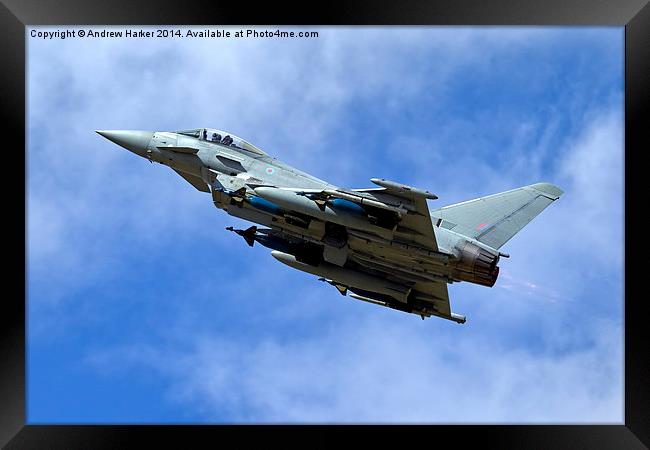 Eurofighter Typhoon IPA5  Framed Print by Andrew Harker