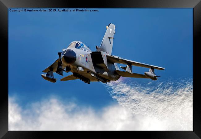Royal Air Force Panavia Tornado GR.4  Framed Print by Andrew Harker