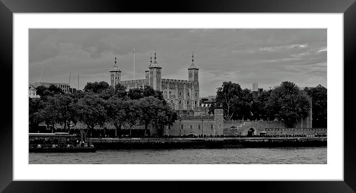 Tower Of London Framed Mounted Print by sylvia scotting