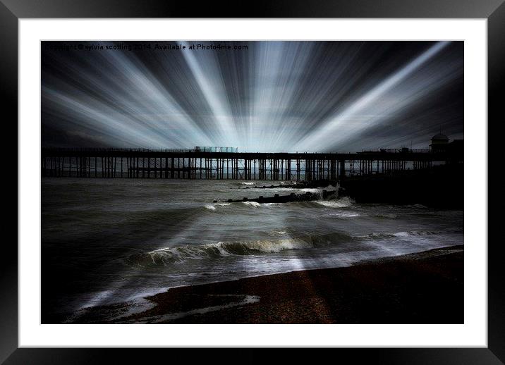  Rays of light  Framed Mounted Print by sylvia scotting
