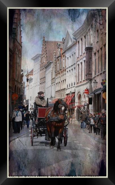 Brugge  Framed Print by sylvia scotting