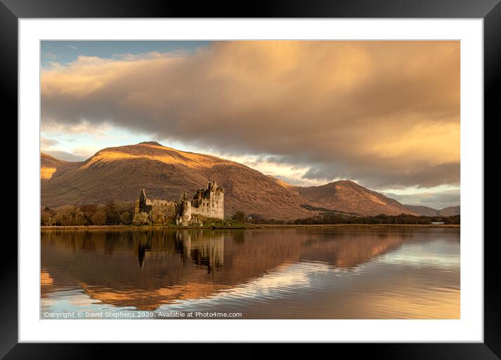 Kilchurn Castle, Scotland Framed Mounted Print by David Stephens