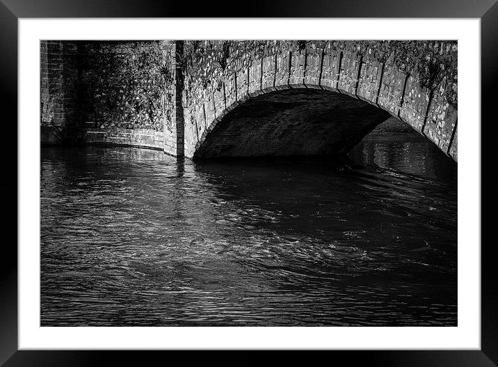Under the Bridge Framed Mounted Print by matthew wakefield