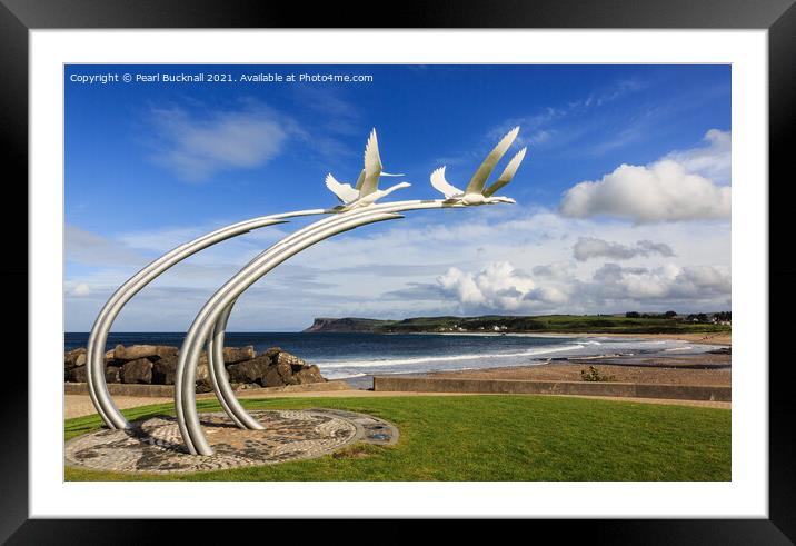 Ballycastle Antrim Coast Northern Ireland Framed Mounted Print by Pearl Bucknall