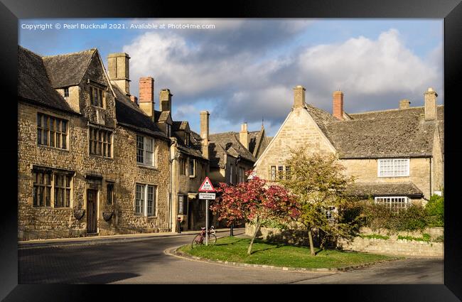 Cotswold Cottages Chipping Campden Gloucestershire Framed Print by Pearl Bucknall
