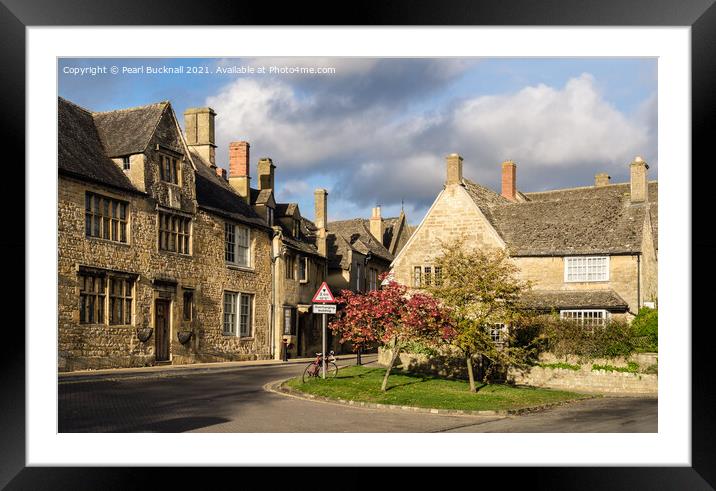 Cotswold Cottages Chipping Campden Gloucestershire Framed Mounted Print by Pearl Bucknall