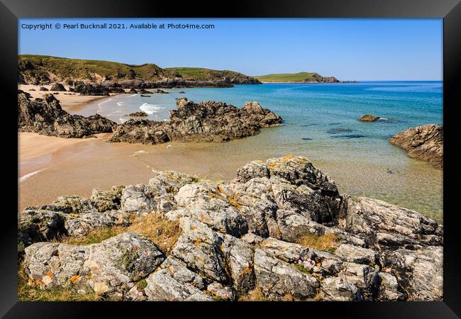 Scenic Scottish North Coast 500 Scotland Framed Print by Pearl Bucknall