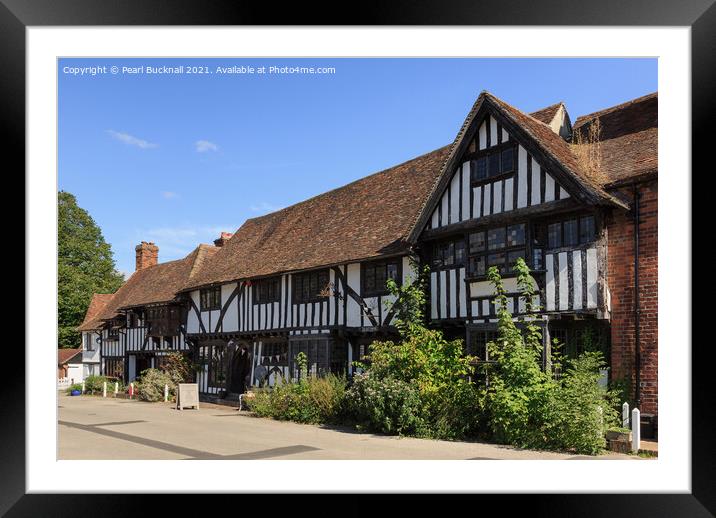 Chilham Picturesque English Village Kent Framed Mounted Print by Pearl Bucknall