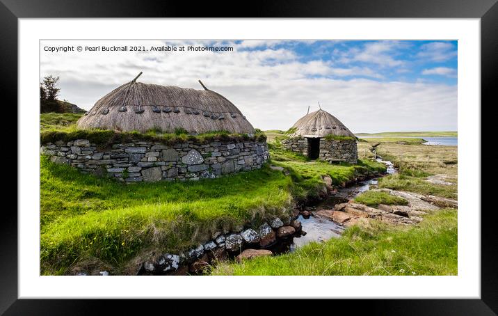 Shawbost Iron Age Norse Mill Lewis Scotland Framed Mounted Print by Pearl Bucknall