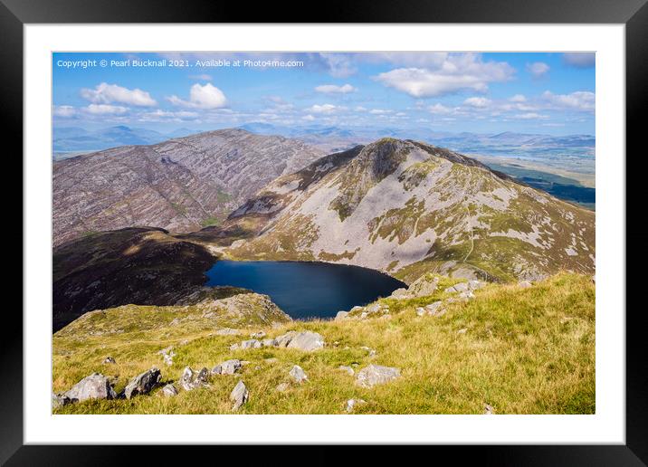 Rocky Rhinogs in Snowdonia Wales Framed Mounted Print by Pearl Bucknall