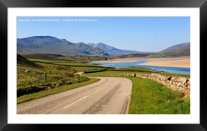 North Coast 500 Road Scotland Framed Mounted Print by Pearl Bucknall