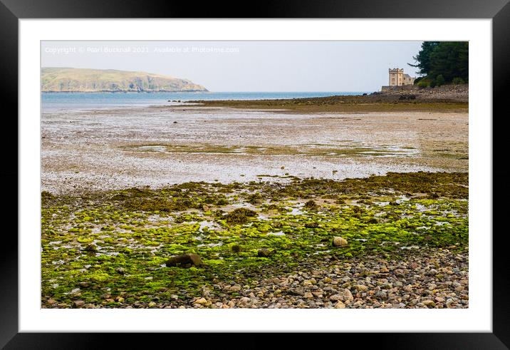 Auchencairn Bay Dumfries and Galloway Scotland Framed Mounted Print by Pearl Bucknall