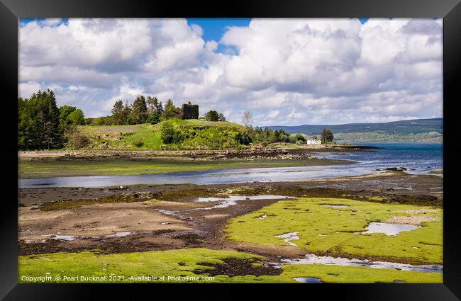 Aros Castle Isle of Mull Scotland Framed Print by Pearl Bucknall