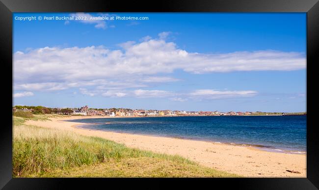 Scottish Beach Elie and Earlsferry Fife Scotland Framed Print by Pearl Bucknall