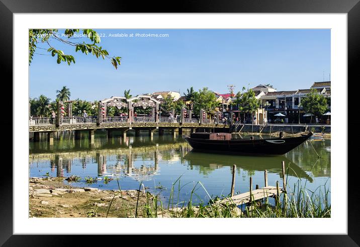 Hoi An River Vietnam Framed Mounted Print by Pearl Bucknall