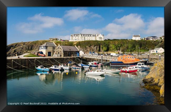 Portpatrick Harbour Dumfries and Galloway Scotland Framed Print by Pearl Bucknall