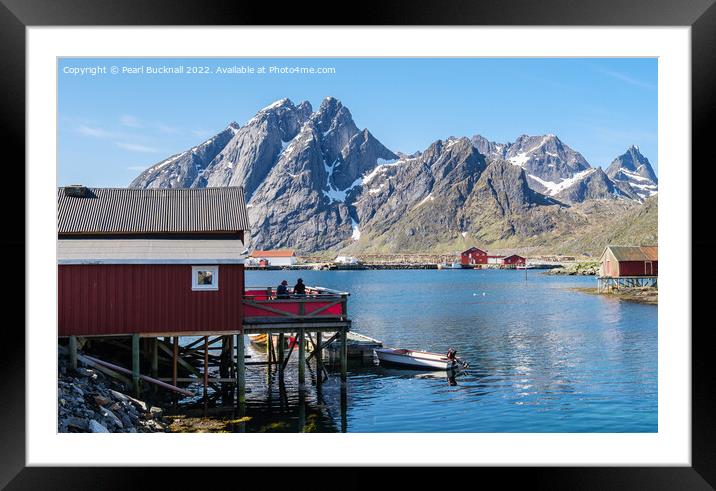 Sund Lofoten Islands Norway Framed Mounted Print by Pearl Bucknall