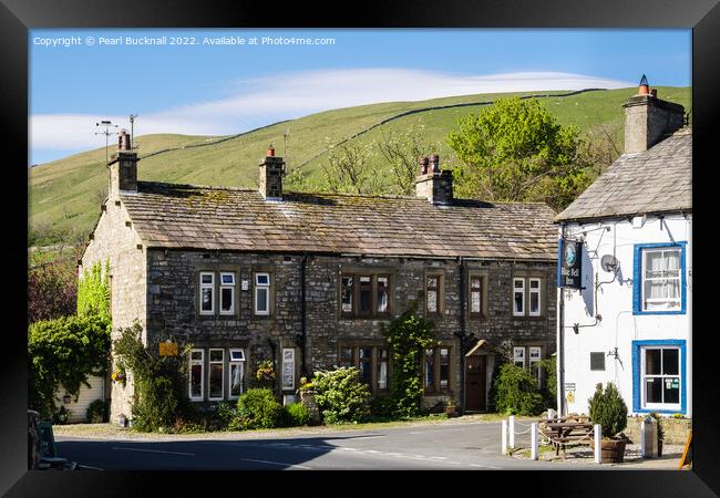 English Village Kettlewell Yorkshire Dales Framed Print by Pearl Bucknall