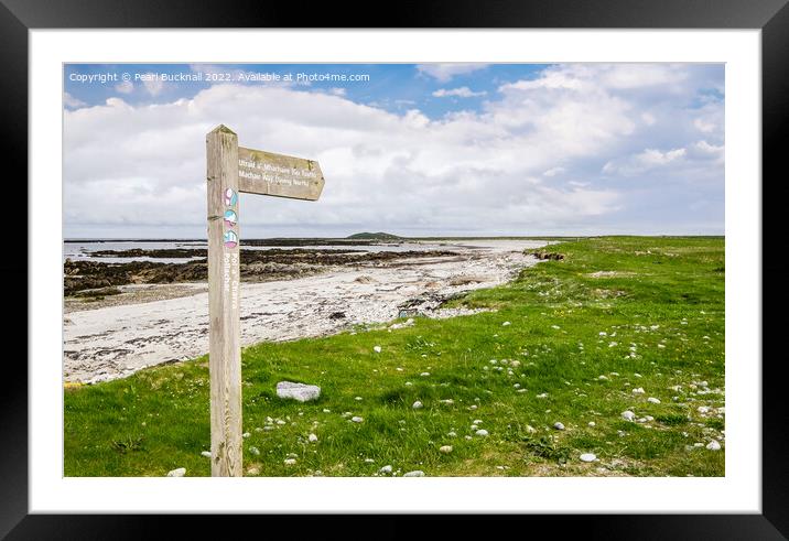 Machair Way South Uist Scotland Framed Mounted Print by Pearl Bucknall