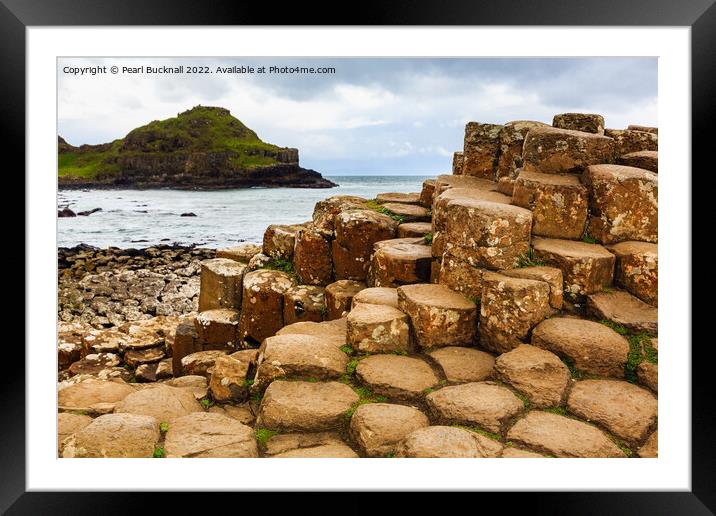 Giant's Causeway Antrim Coast Northern Ireland Framed Mounted Print by Pearl Bucknall