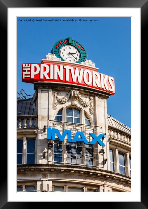 The Printworks Manchester Framed Mounted Print by Pearl Bucknall