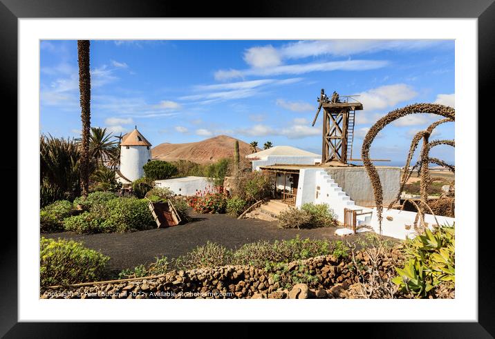 Agricultural Museum in Lanzarote Framed Mounted Print by Pearl Bucknall