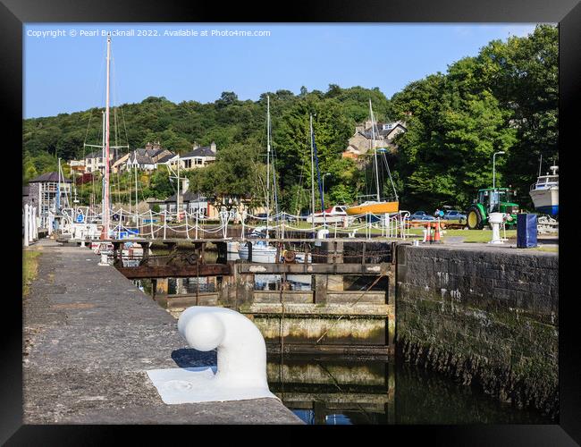 Y Felinheli or Port Dinorwic Gwynedd Framed Print by Pearl Bucknall