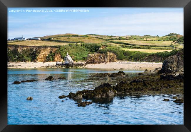 Porth Padrig Cemaes Bay Isle of Anglesey Wales Framed Print by Pearl Bucknall