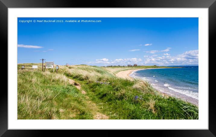 Fife Coastal Path Elie Scotland Framed Mounted Print by Pearl Bucknall