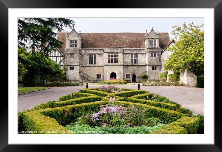 Archbishop’s Palace Maidstone Kent Framed Mounted Print by Pearl Bucknall