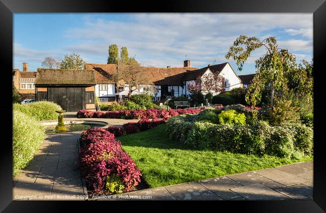  Amersham Peace Garden Buckinghamshire Framed Print by Pearl Bucknall