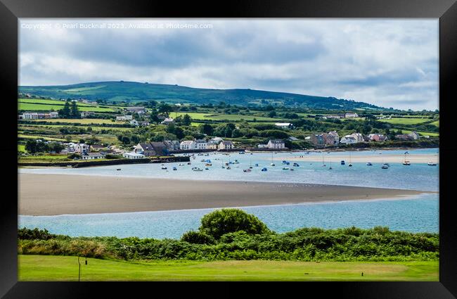 Afon Nyfer River Newport Pembrokeshire Framed Print by Pearl Bucknall