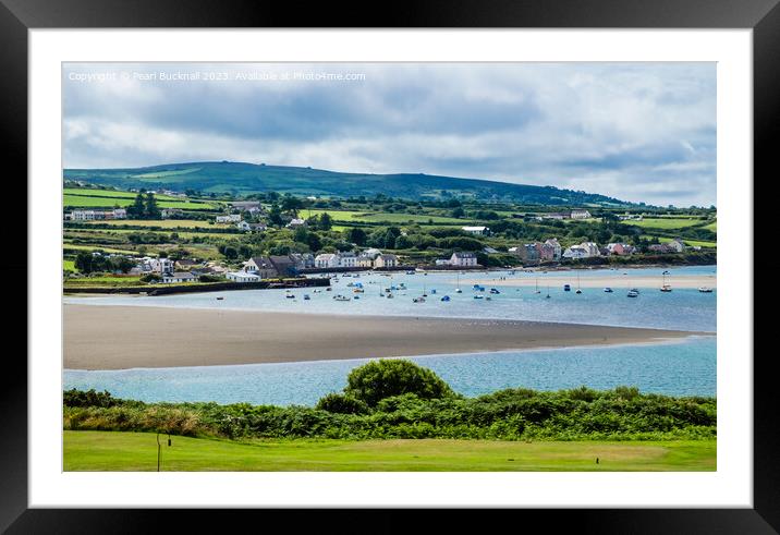 Afon Nyfer River Newport Pembrokeshire Framed Mounted Print by Pearl Bucknall