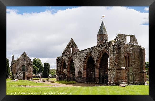 Fortrose Cathedral Scotland Framed Print by Pearl Bucknall