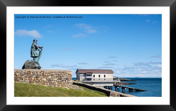 RNLI Lifeboat Station Moelfre Anglesey Framed Mounted Print by Pearl Bucknall