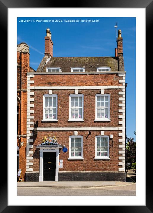 Custom House in Boston Lincolnshire Framed Mounted Print by Pearl Bucknall