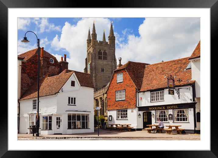 The Timeless Charm of Tenterden in Kent Framed Mounted Print by Pearl Bucknall