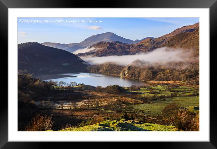 Snowdonia Landscape Nant Gwynant Wales Framed Mounted Print by Pearl Bucknall