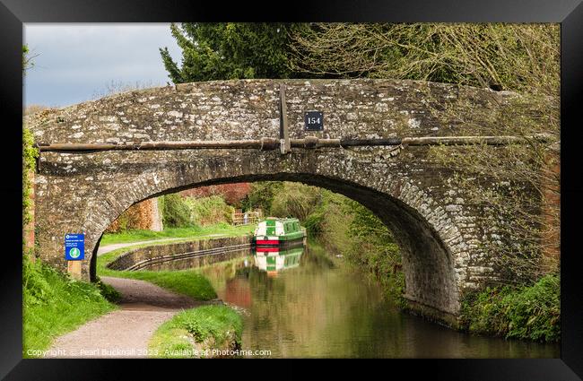 Monmouthshire and Brecon Canal Framed Print by Pearl Bucknall