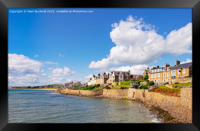 Elie and Earlsferry Seafront Fife Scotland Framed Print by Pearl Bucknall