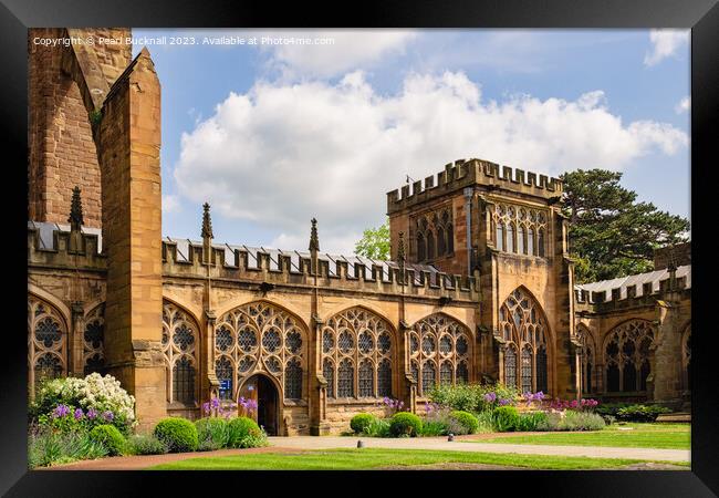 Hereford Cathedral Herefordshire Framed Print by Pearl Bucknall