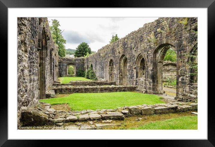 Whalley Abbey Lancashire Framed Mounted Print by Pearl Bucknall