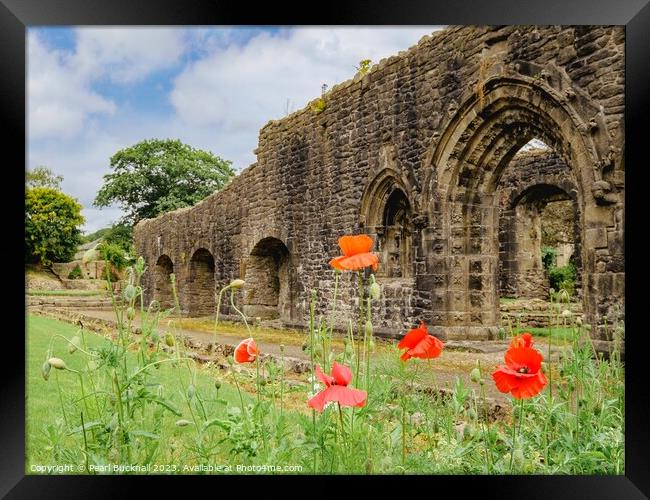 Whalley Abbey Lancashire Framed Print by Pearl Bucknall