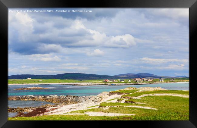 North Uist Scottish Outer Hebrides Scotland Framed Print by Pearl Bucknall